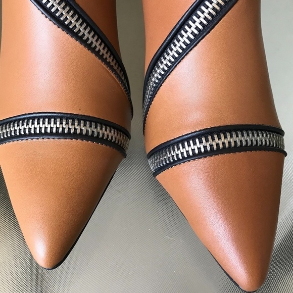 NWT SOL SANA Diego Caramel Leather Zipper Boots- 6 - Picture 13 of 16